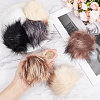 Gorgecraft 20Pcs 10 Colors Faux Fox Fur Fluffy Pompom Ball AJEW-GF0006-48-3