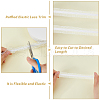 15 Yards Polyester Ruffled Elastic Lace Trim OCOR-WH0088-81A-4