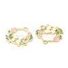Alloy Enamel Pendants ENAM-C005-29G-02-3