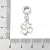 Rack Plating Brass European Dangle Charms KK-R200-03AS-01-3