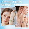 SUNNYCLUE 8Pcs 304 Stainless Steel Bracelets Setting Making MAK-SC0001-28-5