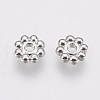 Alloy Daisy Spacer Beads PALLOY-L166-31P-2
