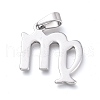 Non-Tarnish 304 Stainless Steel Pendants STAS-L210-06E-P-1