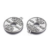 Tibetan Style Alloy Pendants TIBEP-T010-02AS-2