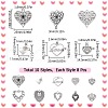 SUNNYCLUE 80Pcs 10 Styles Tibetan Style Alloy Pendants FIND-SC0007-73-2
