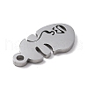 Tarnish Resistant 304 Stainless Steel Pendants STAS-F271-09A-P-3