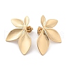304 Stainless Steel Stud Earrings X-EJEW-H115-04G-1
