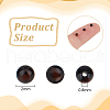 Olycraft 2 Strands Natural Mahogany Obsidian Beads Strands G-OC0005-69-2
