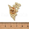 Rose Enamel Pins JEWB-P045-02C-G-6
