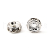 Brass Grade A Rhinestone Spacer Beads RB-A014-Z6mm-01S-3