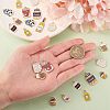 50Pcs 10 Styles Alloy Enamel Pendants PALLOY-CJ0001-158-4