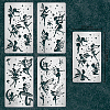 BENECREAT 4Pcs 4 Patterns Stainless Steel Cutting Dies Stencils DIY-BC0002-96-2