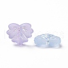 Transparent Frosted Acrylic Beads X-OACR-P013-34M-3