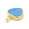 Real 18K Gold Plated Eco-friendly Rack Plating Brass Enamel Pendants KK-F843-06G-02-3