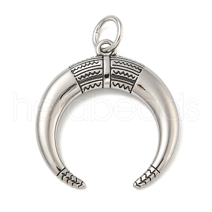 316 Surgical Stainless Steel Pendants STAS-Z073-106AS-1