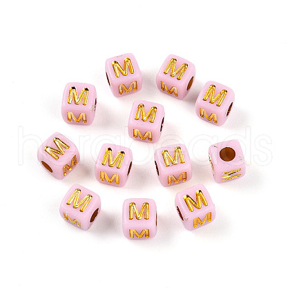Plating Acrylic Beads OACR-N140-01D-M-1