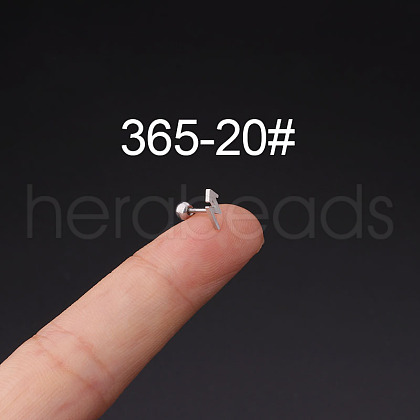 316L Surgical Stainless Steel Cartilage Earrings WG35966-20-1