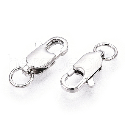 Grade AAA Brass Lobster Claw Clasps KK-O093-32P-NR-1