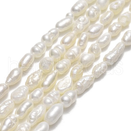 Natural Cultured Freshwater Pearl Beads Strands PEAR-J006-03F-01-1