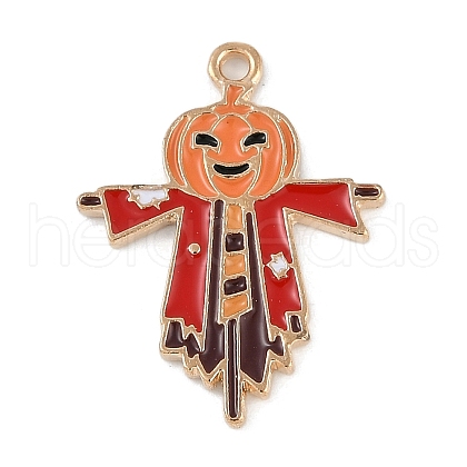 Thanksgiving Day Theme Alloy Enamel Pendants ENAM-D064-02A-1