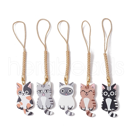 Acrylic Mobile Straps HJEW-JM02064-1