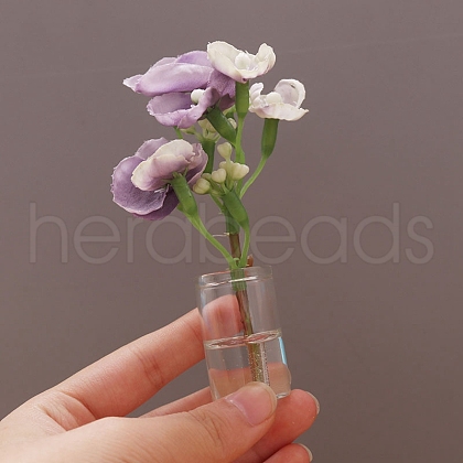 Nylon Flower Miniature Ornaments PW-WGDE3F5-03-1