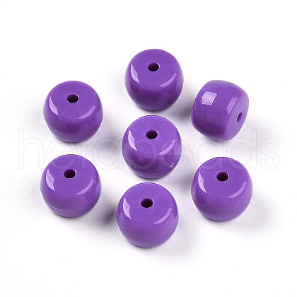 Opaque Acrylic Beads SACR-T017-35B-1