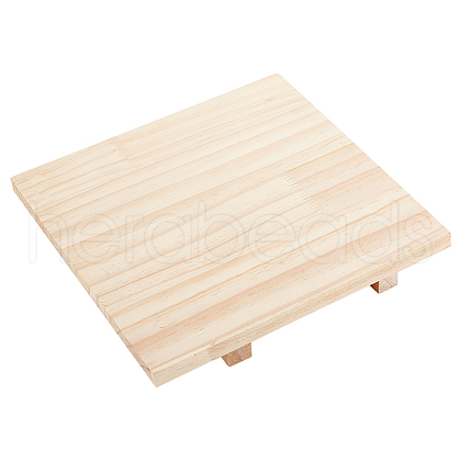 Wooden Clay Board Mat Mud Board WOOD-WH0030-68-1