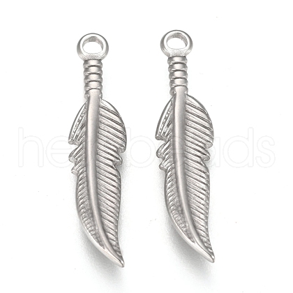 Tarnish Resistant 304 Stainless Steel Pendants STAS-H443-02P-1