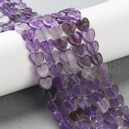 Natural Amethyst Beads Strands G-M403-A47-02-1