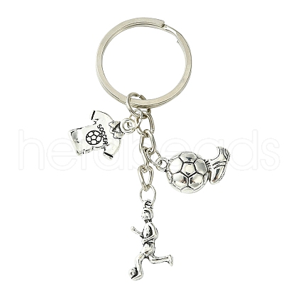 Sports Theme Alloy Pendant KEYC-YW00040-02-1