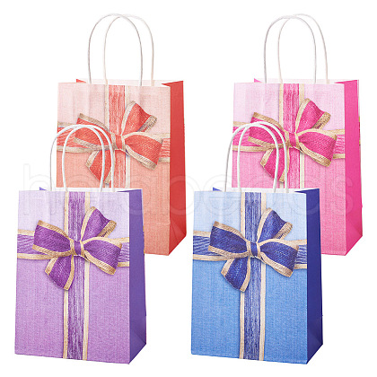 Rectangle Paper Gift Storage Bags with Handle CARB-TAC0003-01-1