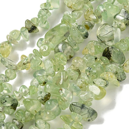 Natural Prehnite Beads Strands G-P332-41A-1