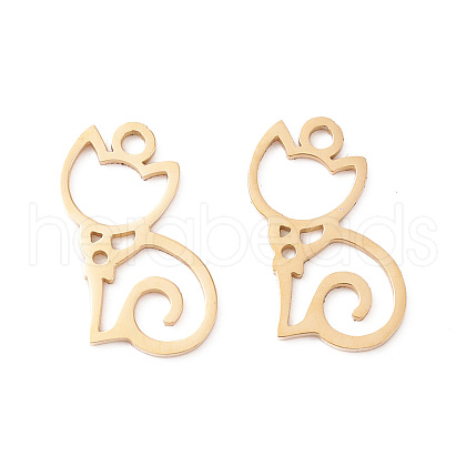304 Stainless Steel Pendants STAS-S105-JN366-2-1