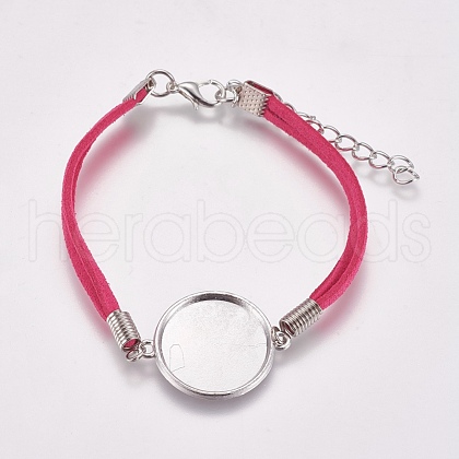 Suede Bracelet Making MAK-WH0007-01B-1