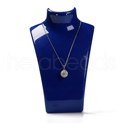 Plastic Necklace Bust Display Stands NDIS-P003-01A-1