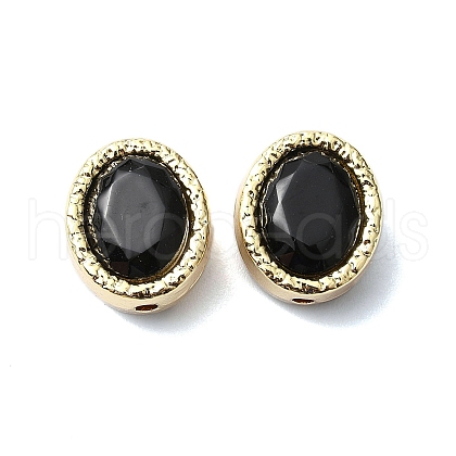 Rack Plating Alloy Beads PALLOY-Z004-02G-03-1