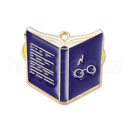 Alloy Enamel Pendants ENAM-F144-22A-1
