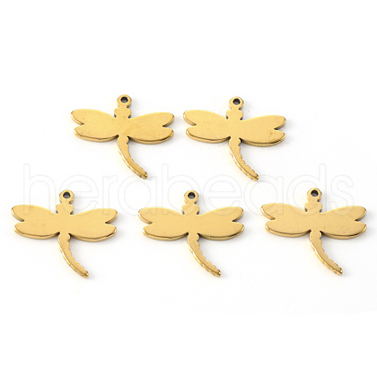 PVD Vacuum Plating 304 Stainless Steel Pendants STAS-N092-74G-1