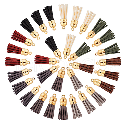   Faux Suede Tassel Pendant Decorations FIND-PH0002-57B-1