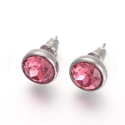 304 Stainless Steel Stud Earrings EJEW-F182-A03-1
