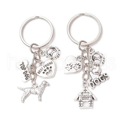 2Pcs Alloy Keychains KEYC-JKC01191-1