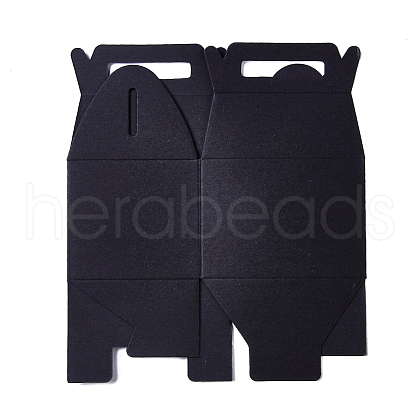 Creative Portable Foldable Paper Gift Box with Handles CON-E021-02E-1
