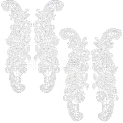 Sew on Flower Appliques PATC-WH0005-46B-1