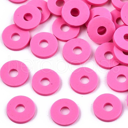 Handmade Polymer Clay Beads CLAY-Q251-8.0mm-57-1
