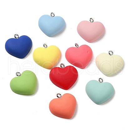 Opaque Resin Pendants RESI-A028-03-1