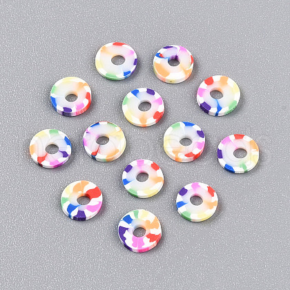 Handmade Polymer Clay Beads CLAY-N012-01G-1