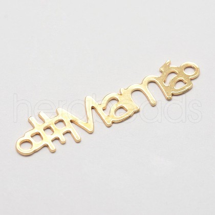 Brass Links X-KK-P068-06-1