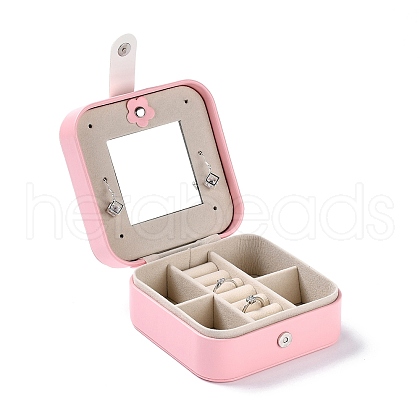 PU Imitation Leather Jewelry Organizer Box X1-CON-P016-A01-1