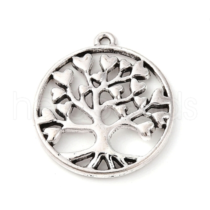 Tibetan Style Alloy Pendants FIND-A053-05B-AS-1
